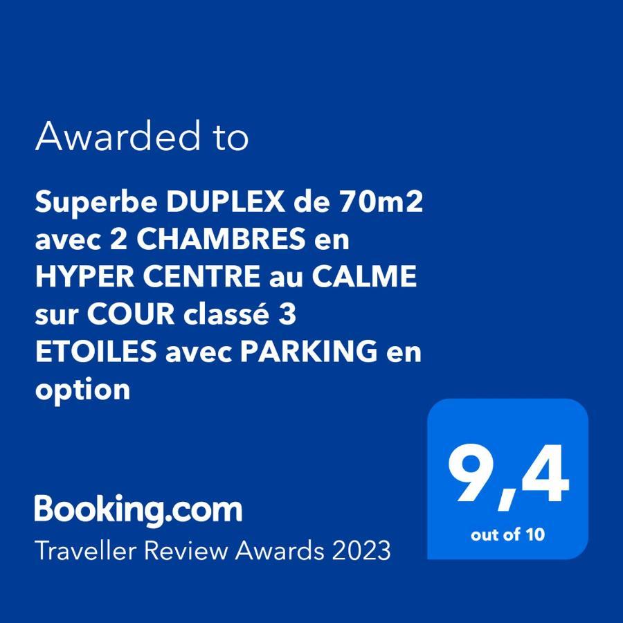 Superbe Duplex De 70M2 Avec 2 Chambres En Hyper Centre Au Calme Sur Cour Classe 3 Etoiles Avec Parking En Option La Rochelle  Bagian luar foto